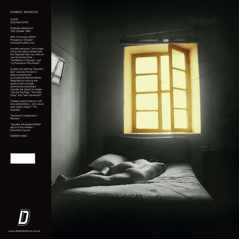 Suede - Dog Man Star - 30th Anniversary Edition: Yellow Double Vinyl LP + Bonus 7in DINKED ARCHIVE EDITION EXCLUSIVE 020 *Pre-Order