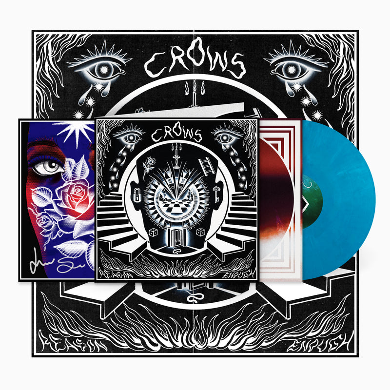 Crows - Reason Enough: Blue Eco-Mix Vinyl LP + Signed Insert DINKED EDITION EXCLUSIVE 304 *Pre-Order