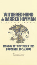 Withered Hand & Darren Hayman 27/11/23 @ Brudenell Social Club