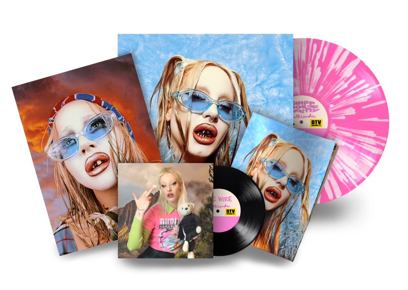 Du Blonde - SNIFF MORE GRITTY: Pink/White Splatter Vinyl LP + Bonus 7in + Art Print DINKED EDITION EXCLUSIVE 309 *Pre-Order