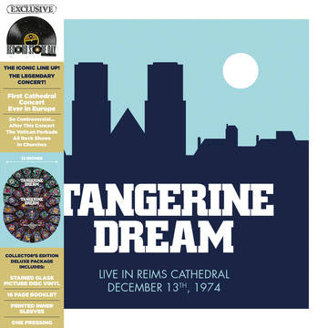 Tangerine Dream - LIVE AT THE REIMS CATHEDRAL 1974 (PICTURE DISC VINYL) (RSD 2021): Double Vinyl LP Limited RSD 2021