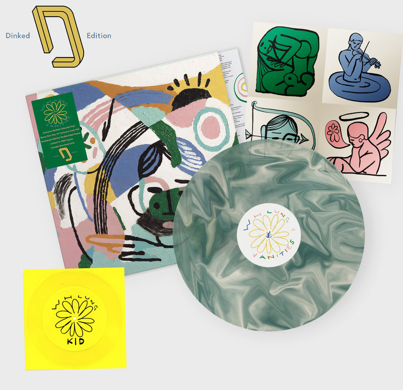 W. H. Lung - Vanities: Limited Cream With Green Marble Vinyl LP With Bonus Yellow Flexidisc DINKED EXCLUSIVE 127