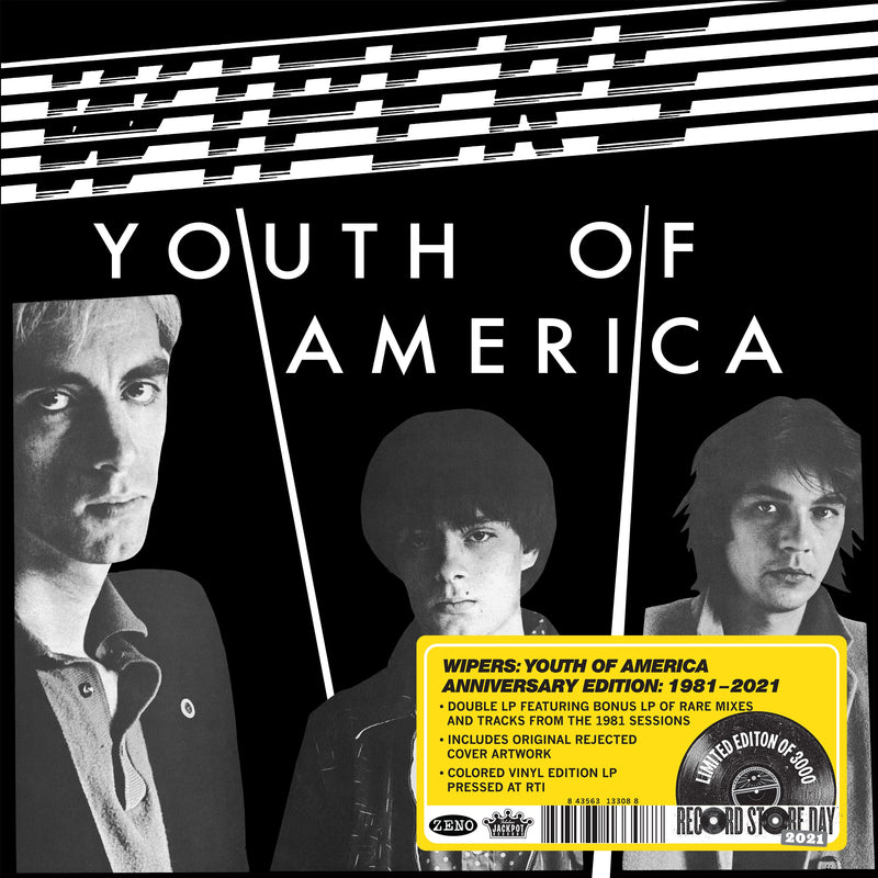 Wipers - Youth Of America (Anniversary Edition: 1981-2021): Vinyl LP Limited RSD 2021