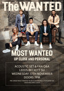 The Wanted - Most Wanted - The Greatest Hits : Album + Ticket Bundle (Album Launch Show at Leeds Beckett Students Union)